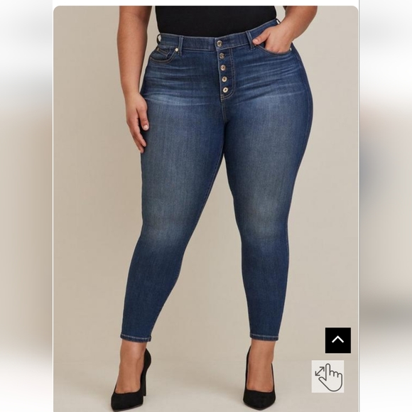 Torrid Bombshell Skinny Premium Stretch High-Rise Jean Size 20 NWT